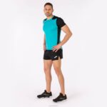 Joma 82P4R3346 الفيروز الأسود قميص قصير الأكمام سجل الثاني رجال - Image 9