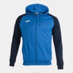 Joma 82P4R3351 الأزرق الملكي الأزرق الداكن أكاديمية جاكيت مقنع رابعًا رجال