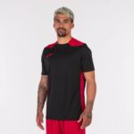 Joma 82P4R3352 أسود أحمر بطولة قميص قصير الأكمام سادسا رجال - Image 2
