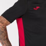 Joma 82P4R3352 أسود أحمر بطولة قميص قصير الأكمام سادسا رجال - Image 6