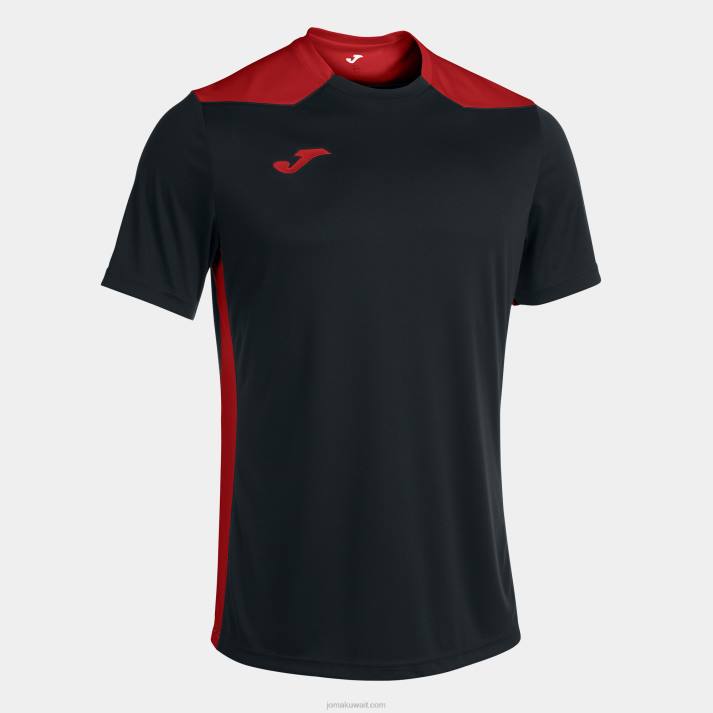 joma_82p4r3352_d8a3d8b3d988d8af_d8a3d8add985d8b1_d8a8d8b7d988d984d8a9_d982d985d98ad8b5_d982d8b5d98ad8b1_d8a7d984d8a3d983d985d8.jpg Joma 82P4R3352 أسود أحمر بطولة قميص قصير الأكمام سادسا رجال - Image 1
