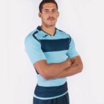Joma 82P4R3359 الأزرق الداكن السماء الزرقاء قميص قصير الأكمام prorugby الثاني رجال - Image 9