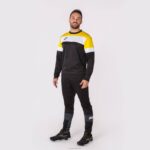 Joma 82P4R335 أسود أصفر أبيض طاقم قميص من النوع الثقيل الرابع رجال - Image 6
