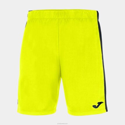 Joma 82P4R3364 نيون أصفر أسود شورت ماكسي رجال