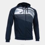 Joma 82P4R336 الأزرق الداكن الأبيض سوبر نوفا II سترة مقنعين رجال