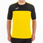 Joma 82P4R3373 أصفر أسود الفائز قميص قصير الأكمام رجال - Image 2