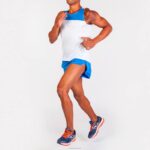 Joma 82P4R3380 أبيض أزرق ملكي سباق تي شيرت بلا أكمام رجال - Image 7