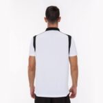 Joma 82P4R3384 أبيض أسود بطولة قميص بولو بأكمام قصيرة v رجال - Image 3