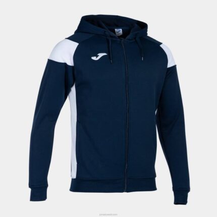 Joma 82P4R3388 الأزرق الداكن الأبيض طاقم سترة مقنعين ثالثا رجال