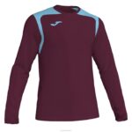 Joma 82P4R3397 بورجوندي السماء الزرقاء بطولة القميص بأكمام طويلة v رجال