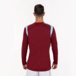 Joma 82P4R3397 بورجوندي السماء الزرقاء بطولة القميص بأكمام طويلة v رجال - Image 3