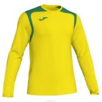 Joma 82P4R3400 الأخضر الأصفر بطولة القميص بأكمام طويلة v رجال
