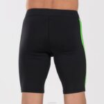 Joma 82P4R3403 أسود أخضر نيون لباس ضيق قصير النخبة السابع رجال - Image 3