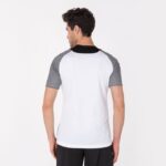 Joma 82P4R3405 أبيض أسود قميص قصير الأكمام أساسي الثاني رجال - Image 2