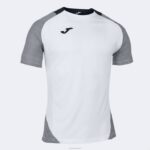 Joma 82P4R3405 أبيض أسود قميص قصير الأكمام أساسي الثاني رجال