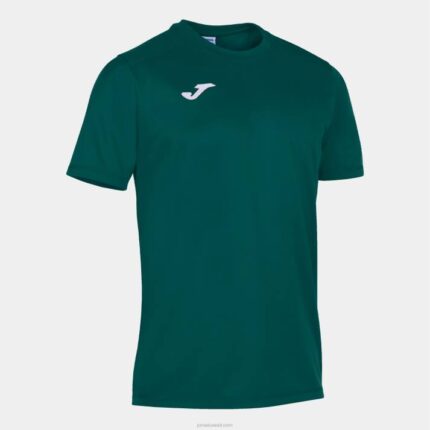 Joma 82P4R3410 أخضر قميص قصير الأكمام قوي رجال