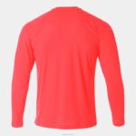 Joma 82P4R3418 نيون المرجان قميص طويل الأكمام r-combi رجال - Image 2