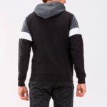 Joma 82P4R3429 أسود رمادي غامق طاقم سترة مقنعين رابعا رجال - Image 3