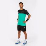 Joma 82P4R3441 أخضر أسود قميص قصير الأكمام مونتريال رجال - Image 8