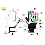 Joma 82P4R3451 أسود أخضر قفازات حارس مرمى كرة القدم الممتازة - Image 6