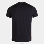 Joma 82P4R3486 برتقالة سوداء قميص قصير الأكمام النخبة الثامن رجال - Image 3