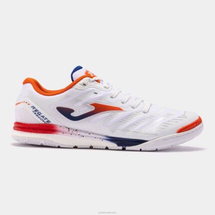 Joma 82P4R3493 أبيض حذاء كرة الصالات ينظم انتعاش 22 داخلي