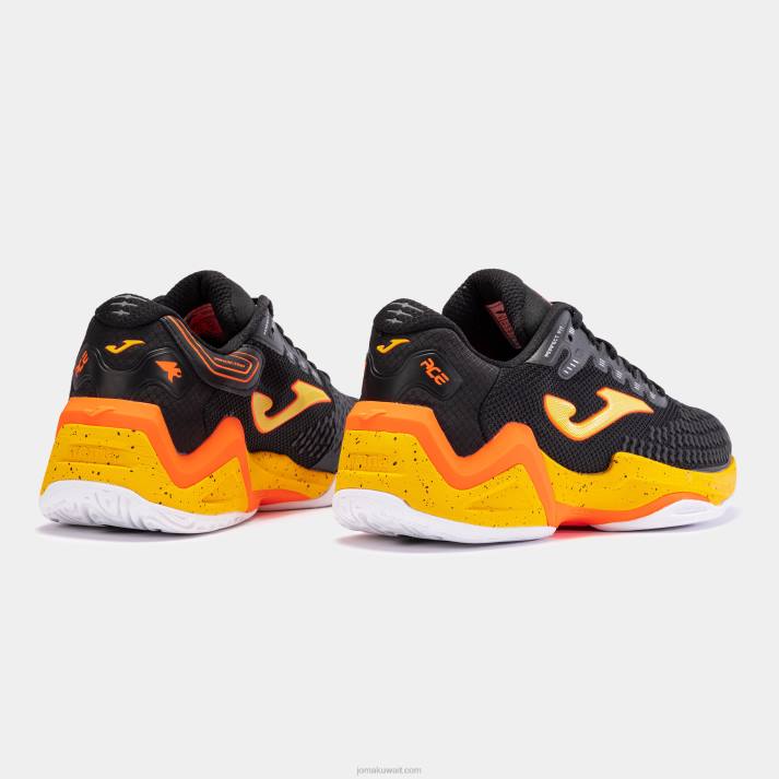 Joma 82P4R3506 برتقالة سوداء حذاء t.ace 23 hard court رجال - Image 3
