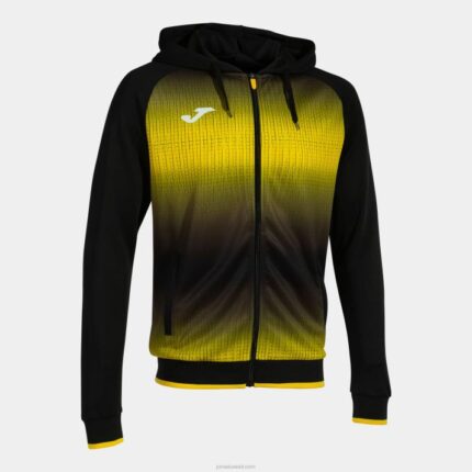 Joma 82P4R3508 أصفر مسود جاكيت بغطاء رأس Tiger v رجال
