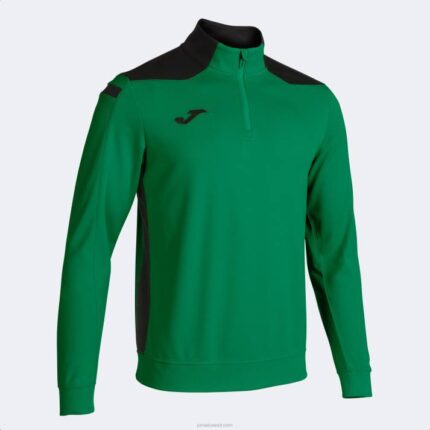 Joma 82P4R3557 أخضر أسود بطولة قميص من النوع الثقيل vi رجال