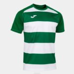 Joma 82P4R3558 أبيض أخضر قميص قصير الأكمام prorugby الثاني رجال