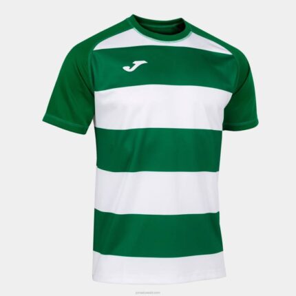 Joma 82P4R3558 أبيض أخضر قميص قصير الأكمام prorugby الثاني رجال