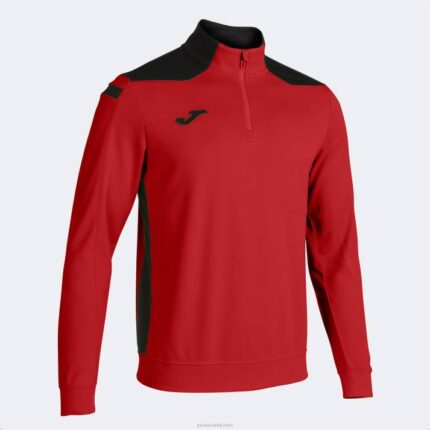 Joma 82P4R3559 أحمر أسود بطولة قميص من النوع الثقيل vi رجال