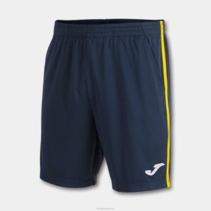 Joma 82P4R3563 الأزرق الداكن والأصفر شورت برمودا مفتوح ثالثا رجال