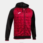 Joma 82P4R3567 أسود أحمر سترة سوبرنوفا مقنعين III رجال
