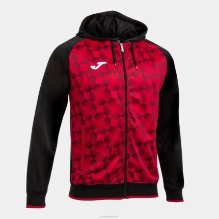 Joma 82P4R3567 أسود أحمر سترة سوبرنوفا مقنعين III رجال