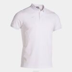 Joma 82P4R356 أبيض قميص بولو بأكمام قصيرة pasarela III رجال