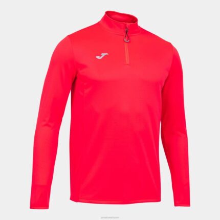 Joma 82P4R3573 نيون المرجان قميص من النوع الثقيل تشغيل الليل رجال