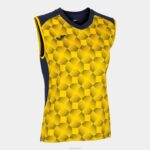 Joma 82P4R3575 الأزرق الداكن والأصفر بلا أكمام تي شيرت سوبرنوفا الثالث نحيف