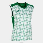 Joma 82P4R3576 أبيض أخضر بلا أكمام تي شيرت سوبرنوفا الثالث نحيف