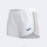 Joma 82P4R3578 أبيض شورت الاتحاد الايطالى للتنس والباديل نحيف