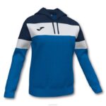 Joma 82P4R3584 الأزرق الملكي الأزرق الداكن الأبيض طاقم سترة مقنعين رابعا نحيف