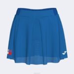 Joma 82P4R3590 الأزرق الملكي تنورة الاتحاد الايطالي للتنس نحيف