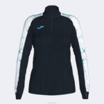 Joma 82P4R3607 أسود أبيض قميص من النوع الثقيل النخبة التاسع نحيف