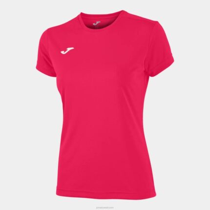 Joma 82P4R3633 لون القرنفل قميص قصير الأكمام كومبي نحيف