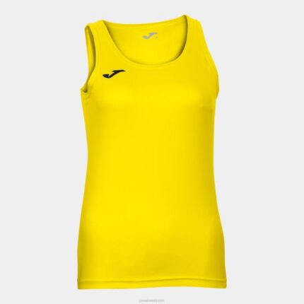 Joma 82P4R3634 أصفر بلا أكمام تي شيرت ديانا نحيف
