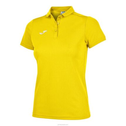 Joma 82P4R3635 أصفر قميص بولو قصير الأكمام هواية نحيف
