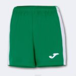 Joma 82P4R3641 أبيض أخضر شورت ماكسي نحيف