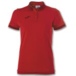 Joma 82P4R3655 أحمر قميص بولو قصير الأكمام Bali II نحيف