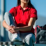 Joma 82P4R3655 أحمر قميص بولو قصير الأكمام Bali II نحيف - Image 3