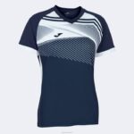 Joma 82P4R3660 الأزرق الداكن الأبيض قميص بأكمام قصيرة سوبر نوفا الثاني نحيف